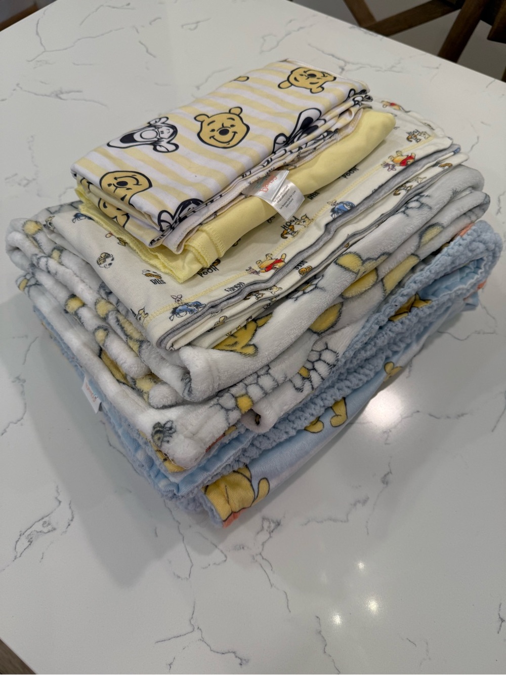 Disney Baby Winnie the Pooh baby blanket/swaddle bundle